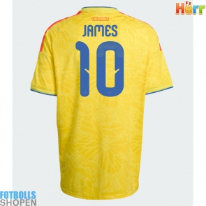 Billiga Colombia James Rodriguez #10 Hemmatröja VM 2026 Kortärmad